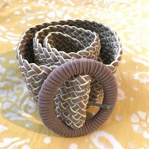 {Anthro} Wide Woven Belt